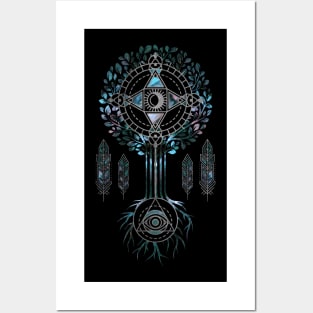 Mystical Alchemy Tree Ornament Posters and Art